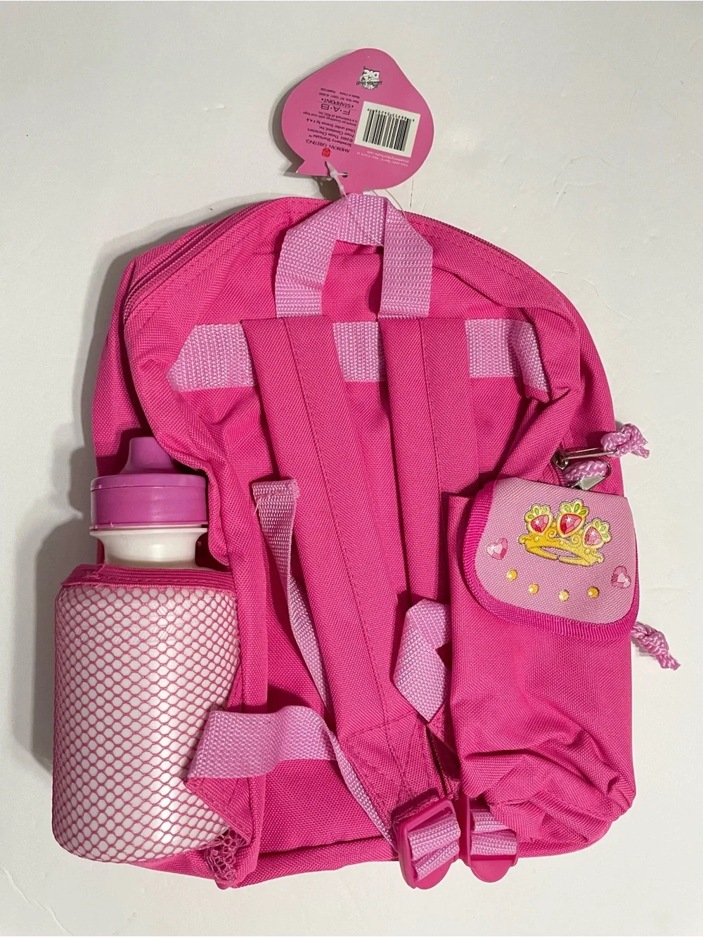 Small Backpack -Strawberry Shortcake 12” School Backpack +water Bottle,New!